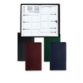 Weekly Pocket Planner W/ Castillion Leather-Like Vinyl Cover